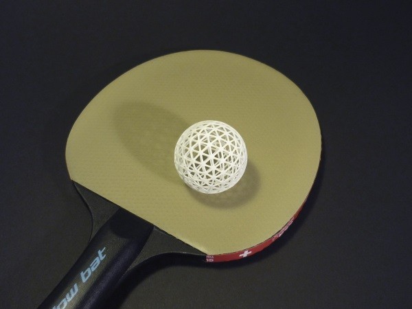 This 3D Printed Table Tennis Ball Will Never Break