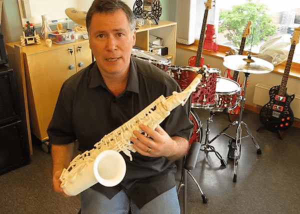 Olaf Diegel Now 3D Prints a Saxophone