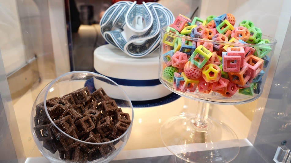 3-D Food Printer Makes Dessert